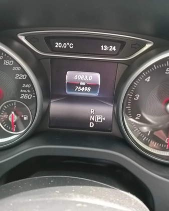 Mercedes-Benz CLA cena 86500 przebieg: 75500, rok produkcji 2016 z Stoczek Łukowski małe 191
